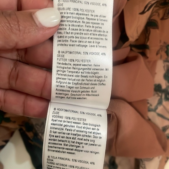 L.K.Bennett Floral Long Sleeve Dress - Picture 12 of 13